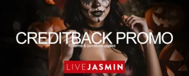 LiveJasmin Halloween Creditback promo from October 31 21:00 CET till November 4 21:00 CET